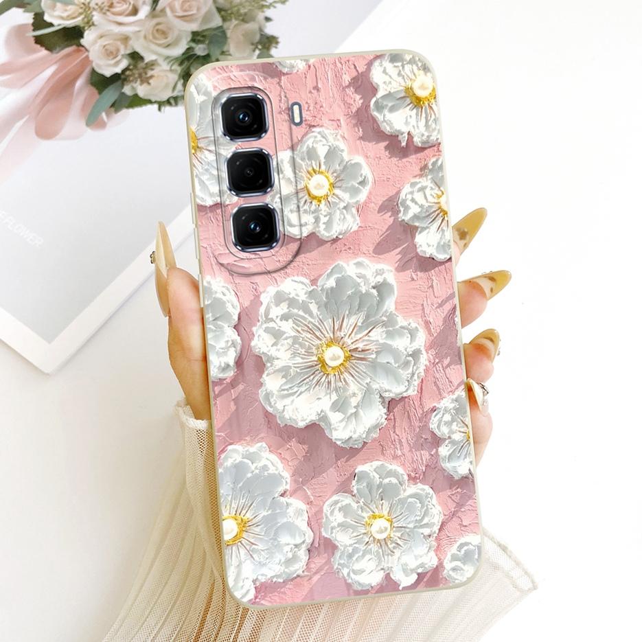 For Infinix Hot 50 Pro Plus 4G Case X6880 Cool Owl Dragon Painted Cover Soft TPU Phone Case For Infinix Hot 50 Hot50 Pro 4G Bags