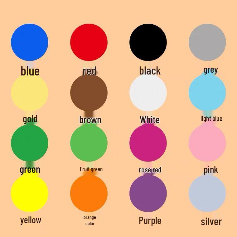 Colorful Round Dot Self-Adhesive Labels for Handwriting