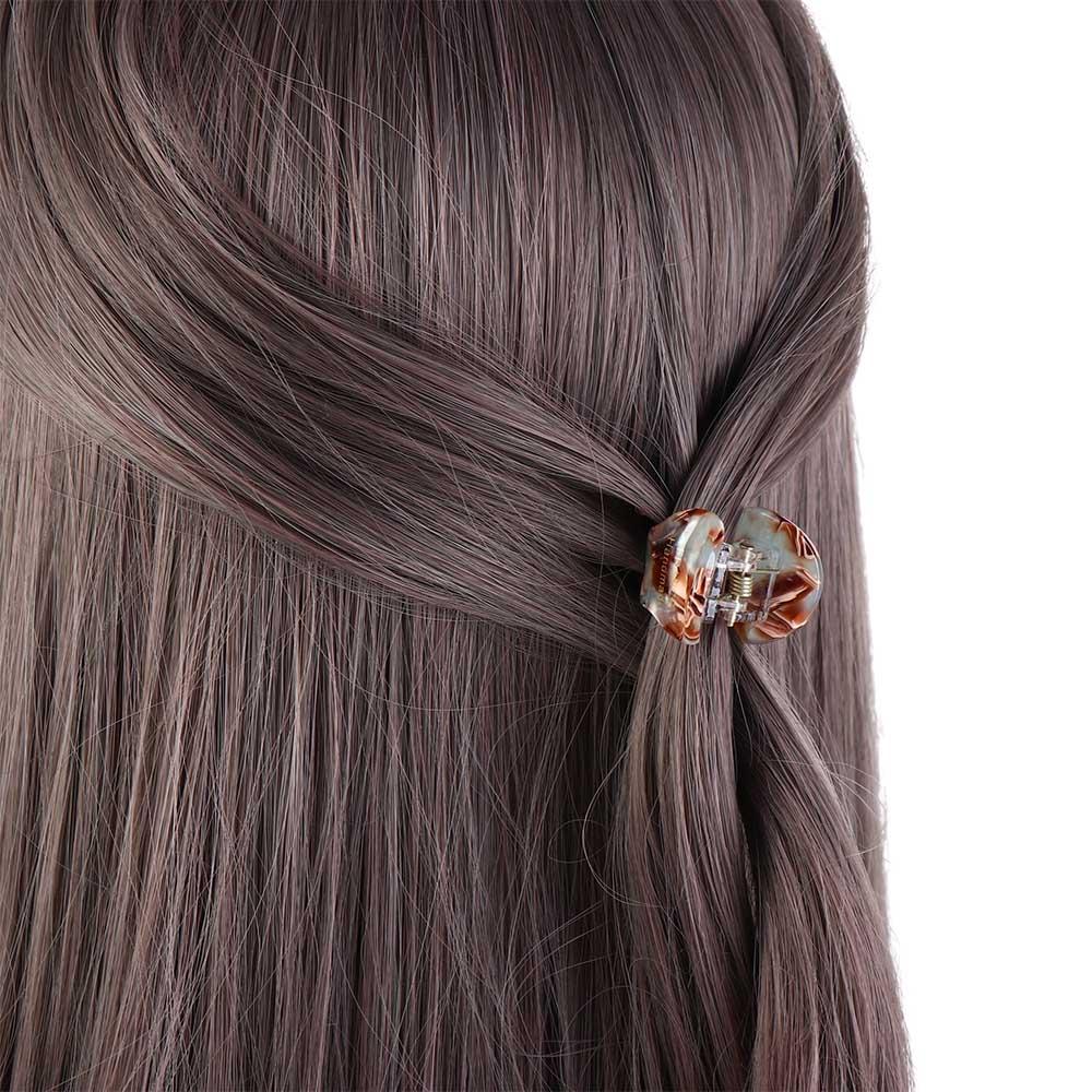 Krebsklemme Mini-Haifischklemme Mädchen-Haarnadeln Damen-Haarspangen Buchstaben Acetat-Haarkralle Koreanische Haarspangen