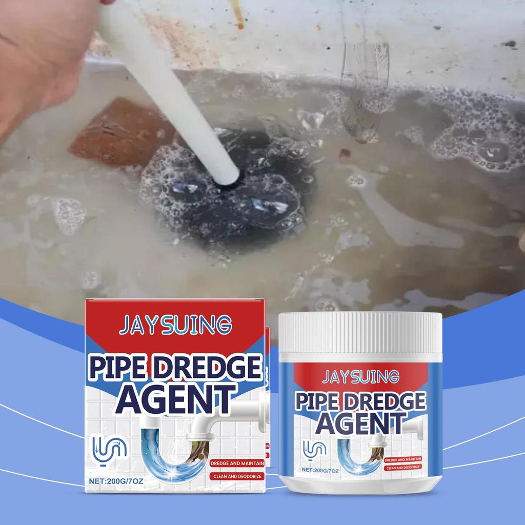 Pipe Unclogging Agent Sink Drain Kitchen Toilet Pipe Cleaning Dissolving Anti-Blocking Unclogging Powder