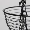 European Wrought Iron 3-Tier Detachable Fruit Basket and Cradle for Home Decor