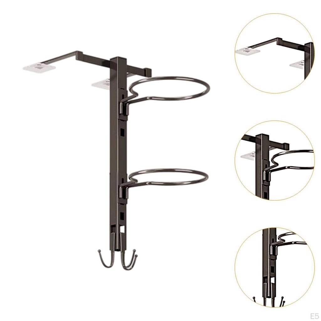 Basketball Ball Storage Rack Adhesion Football Holder Indoor Garage Shelf Organizer for Tool Room