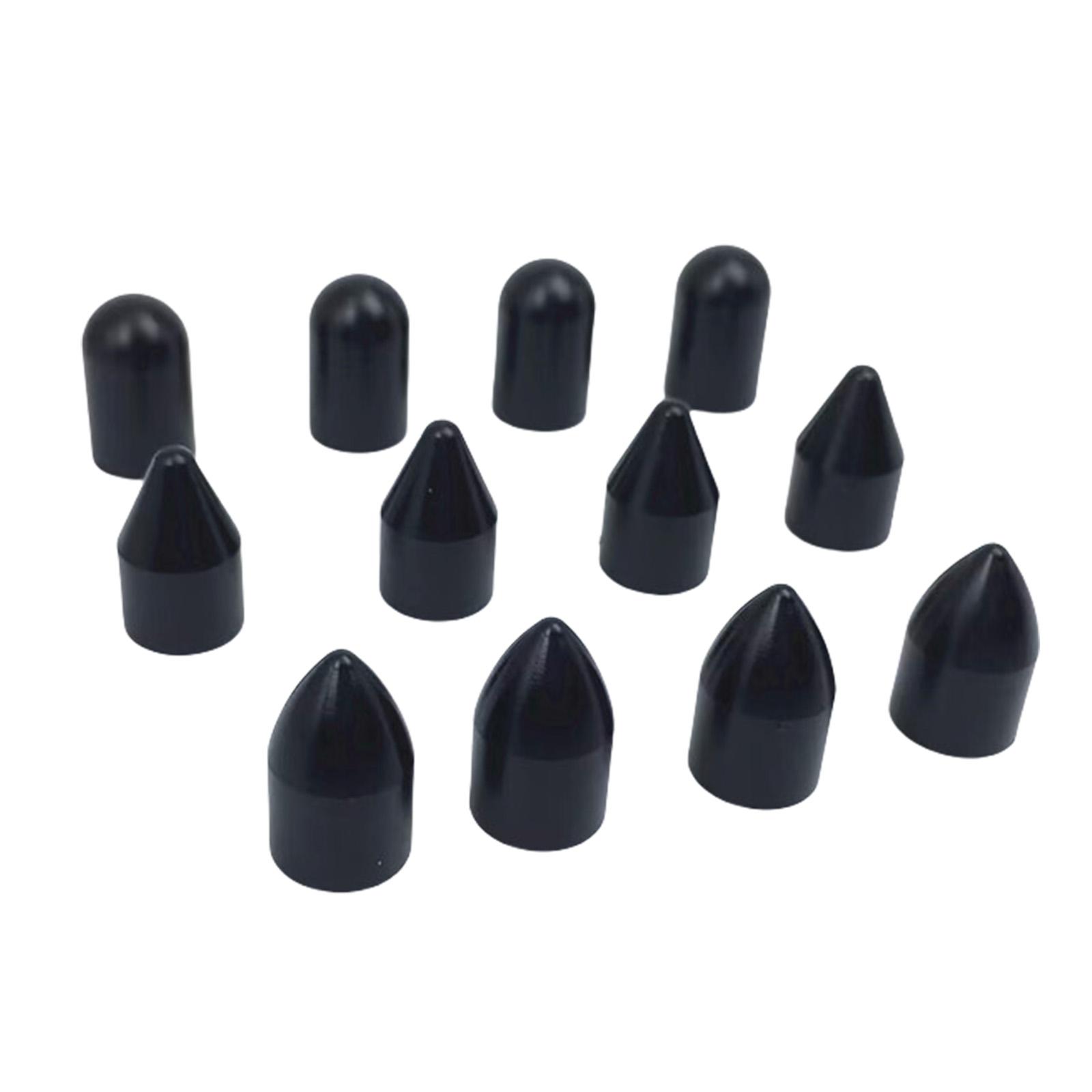 

12 шт. ломов, колпачки, наконечники для удаления вмятин на автомобиле, сменные головки для удаления повреждений от града, пластиковые колпачки