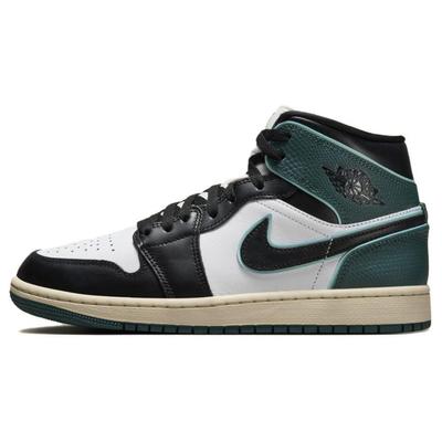 Air 1 Mid Oxidized Green Women Sneakers White Black Light-Dew FQ7818-100