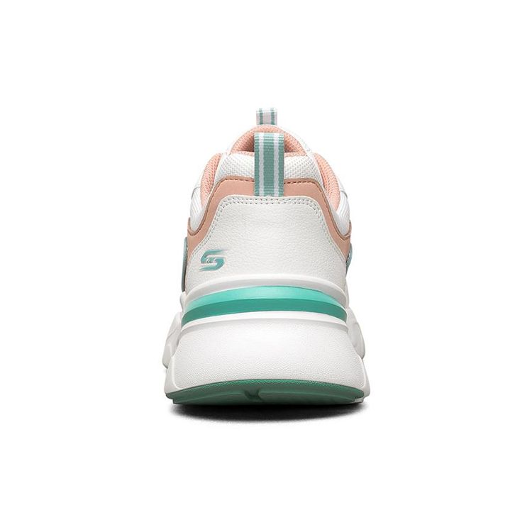 Skechers Bobs Bamina Comfortable Low-Top Running Shoes Women sneakers White Pink 117040-WPK