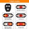 Wireless USB Rechargeable LED Bike Tail Light with Remote Turn Signals