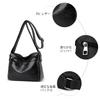 FORRICA Women's Large Capacity Lightweight Shoulder Bag, Elegant PU Leather Crossbody Bag, Perfect for Commuting and Travel, Black