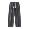 2024 Men's Oversized Y2K Baggy Wide Leg Jeans Denim Hip Hop Streetwear Trousers Vintage Joggers Track Pants Drawstring Jeans For Men Sweatpants Korean