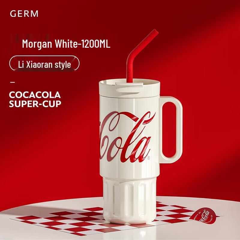 Germ x Coca-Cola 1200ML Superlord Insulated Straw Cup