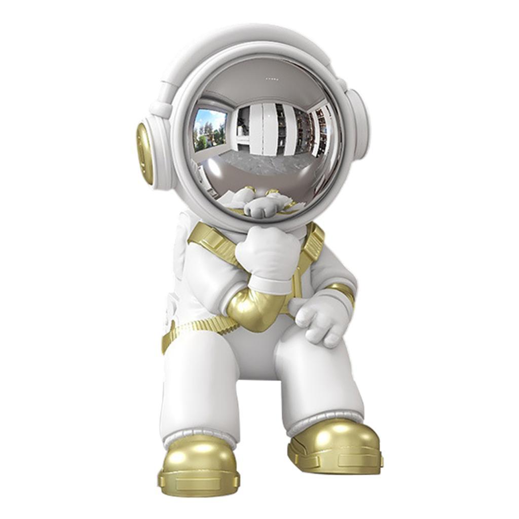 Miniature Astronaut Resin Ornaments Living Room Aesthetic Figurines Creative Interior Art Sculptures Desk Home Decorations Gifts