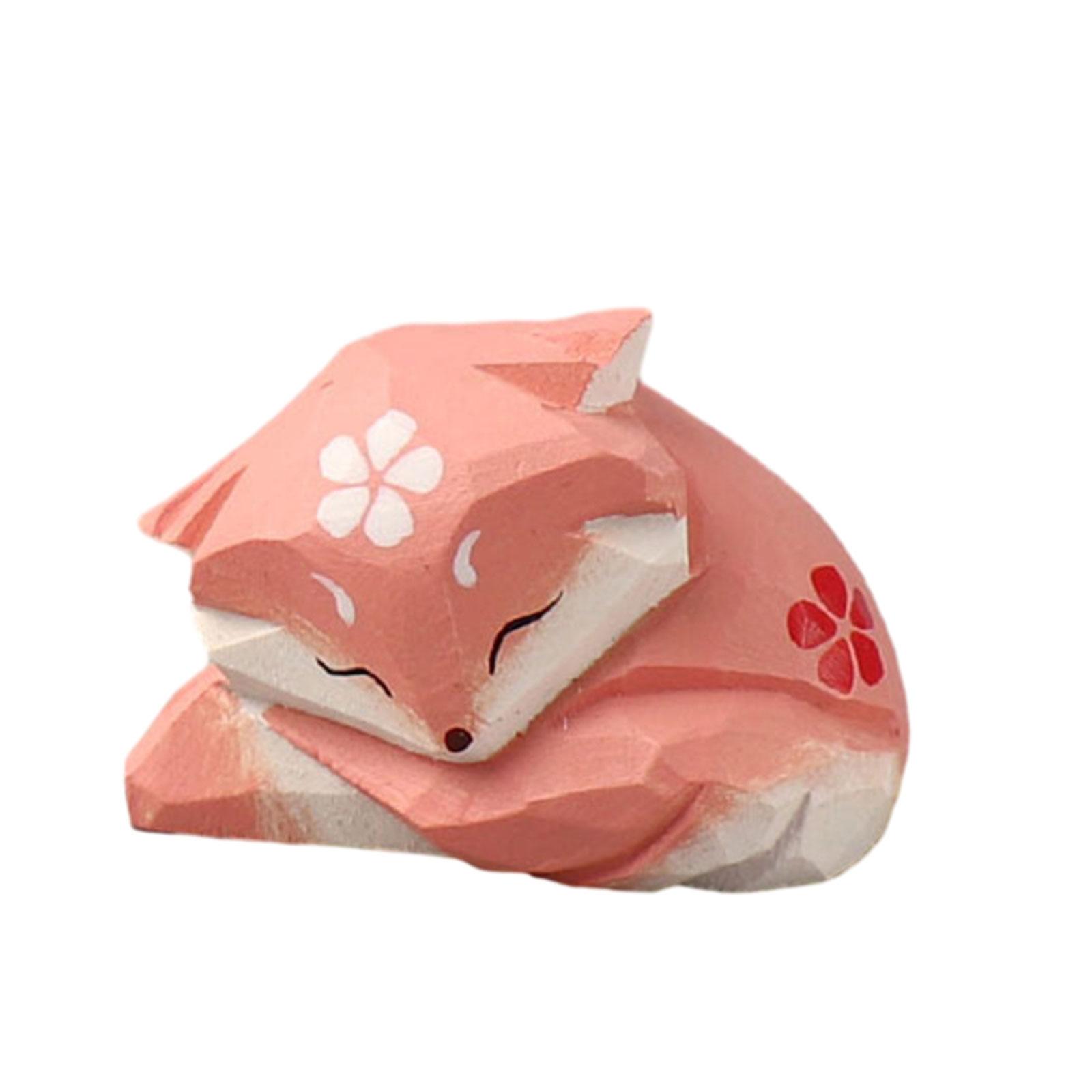 

Милая деревянная фигурка животного, ручная резьба по дереву, украшение, деревянные поделки для домашнего декора и детских подарков 12