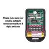 433MHz 330MHz  2 Keys RF Wireless Remote Control 8 Dip Switch Auto Gate For Gate Garage Door Opener Universal Remote Control