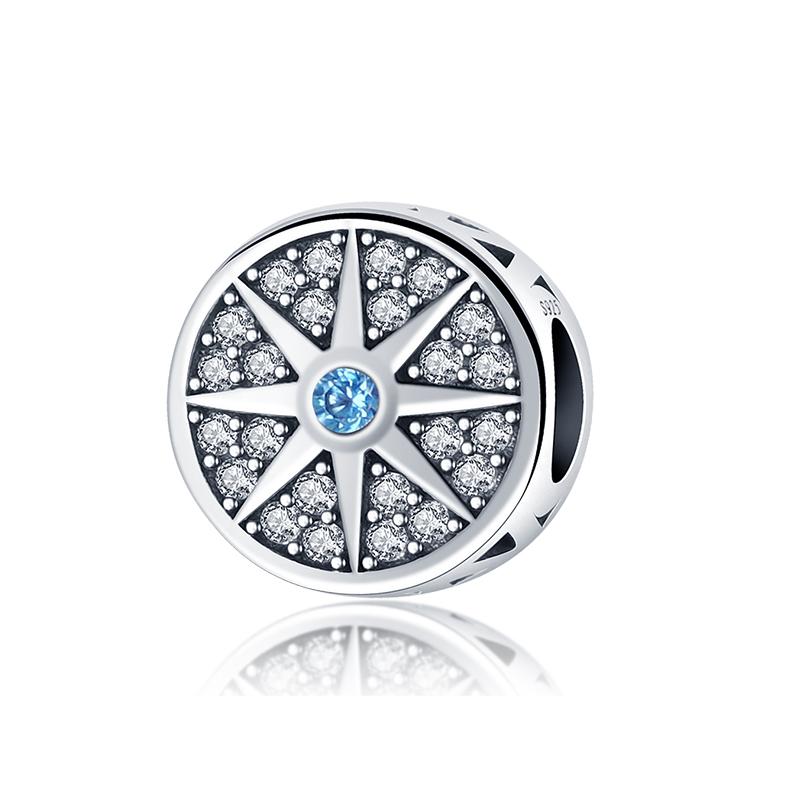 Genuine copper Classic Palm Devils Eye Charm Bead Charms Bead Charms Ideal For Women Male Compatible With 3mm Authentic Bracelets Fine Do It Yourself