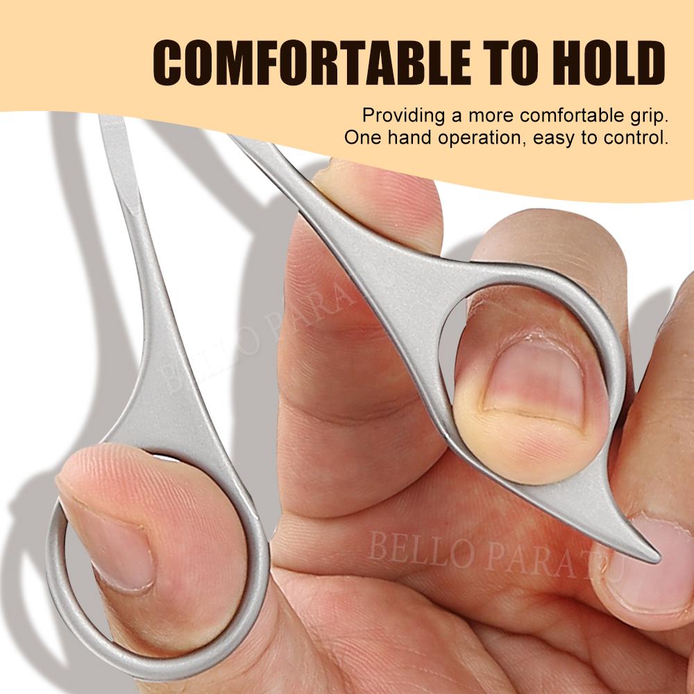 1Pcs Professional Eyebrow Scissors With Combs Stainless Steel Trimmer For Precise Grooming And Shaping