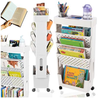Mobile Shelf On Wheels, Bookshelf, Bathroom Cabinet, Organizer, Trolley