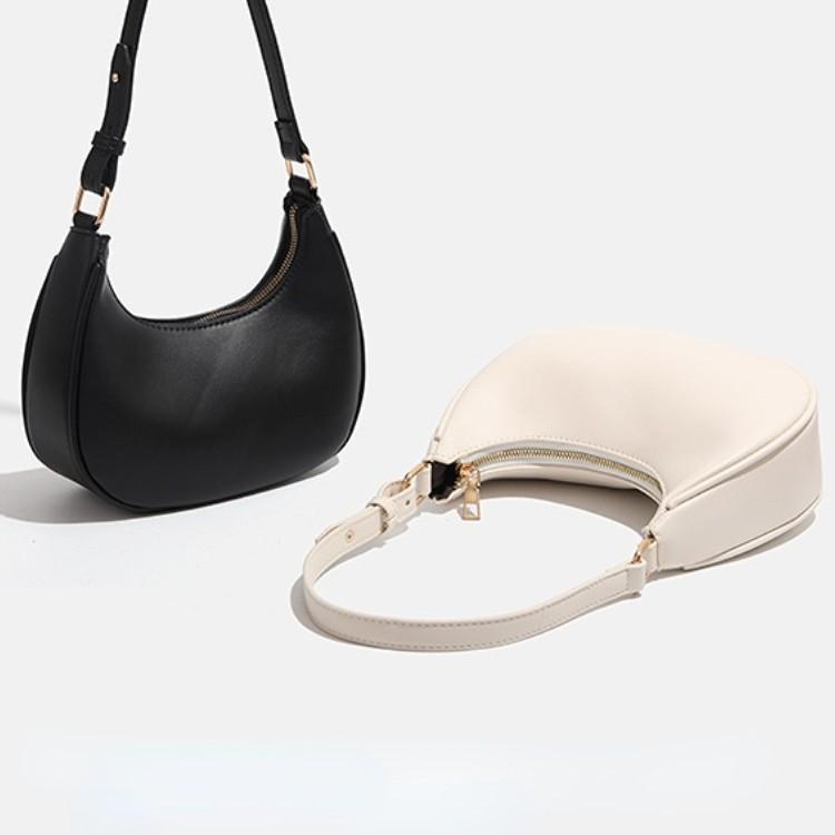 Trendy Women'S Crossbody Portable Half Moon Bag Versatile Portable Underarm Premium Sense Shoulder Crossbody Bag