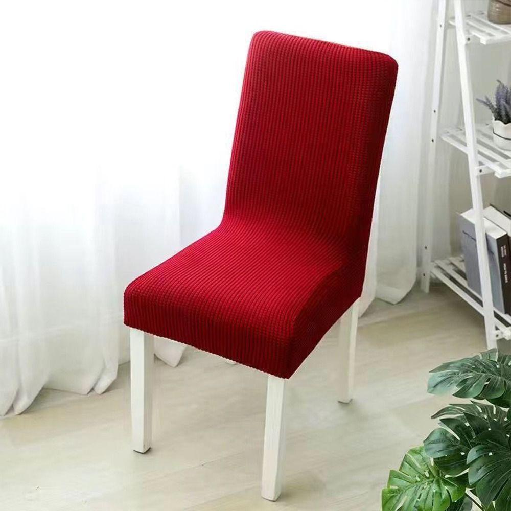 Anti-slip Chair Cover Elastic Seat Protector NEW Seat Cover  Banquet Restaurant