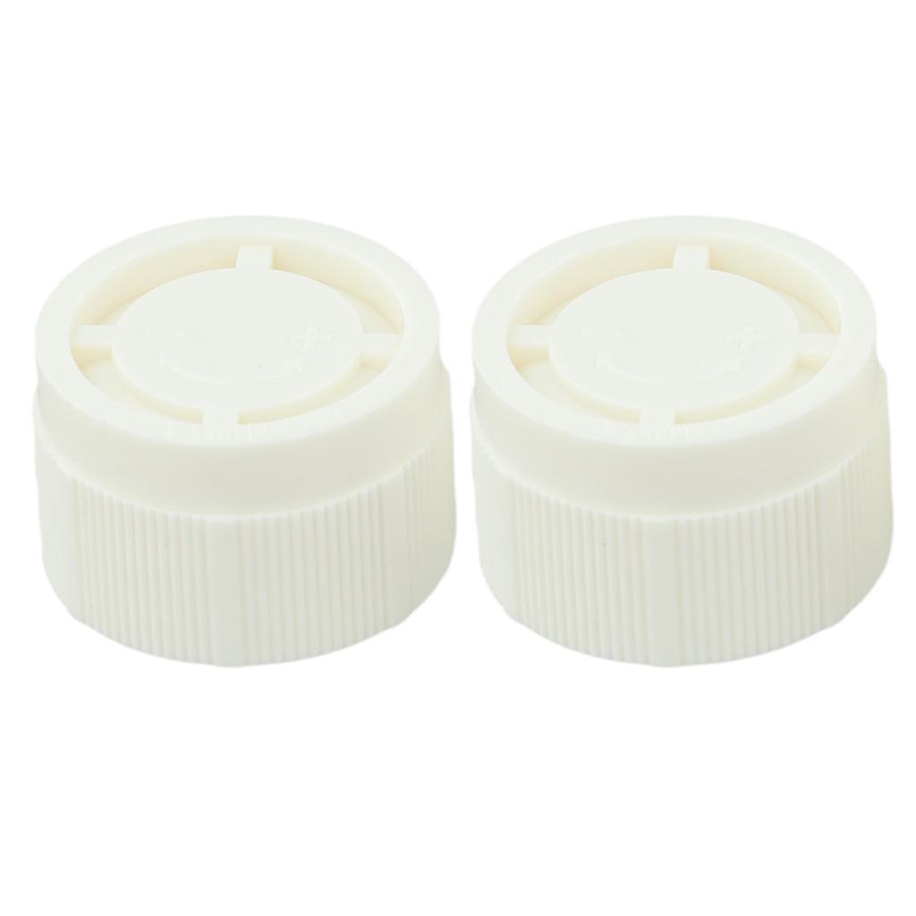 2PCS M30X1 5 Radiator Valve Adjustment Plastic Cover Compatible with Thermostatic Valves for Heating System Control
