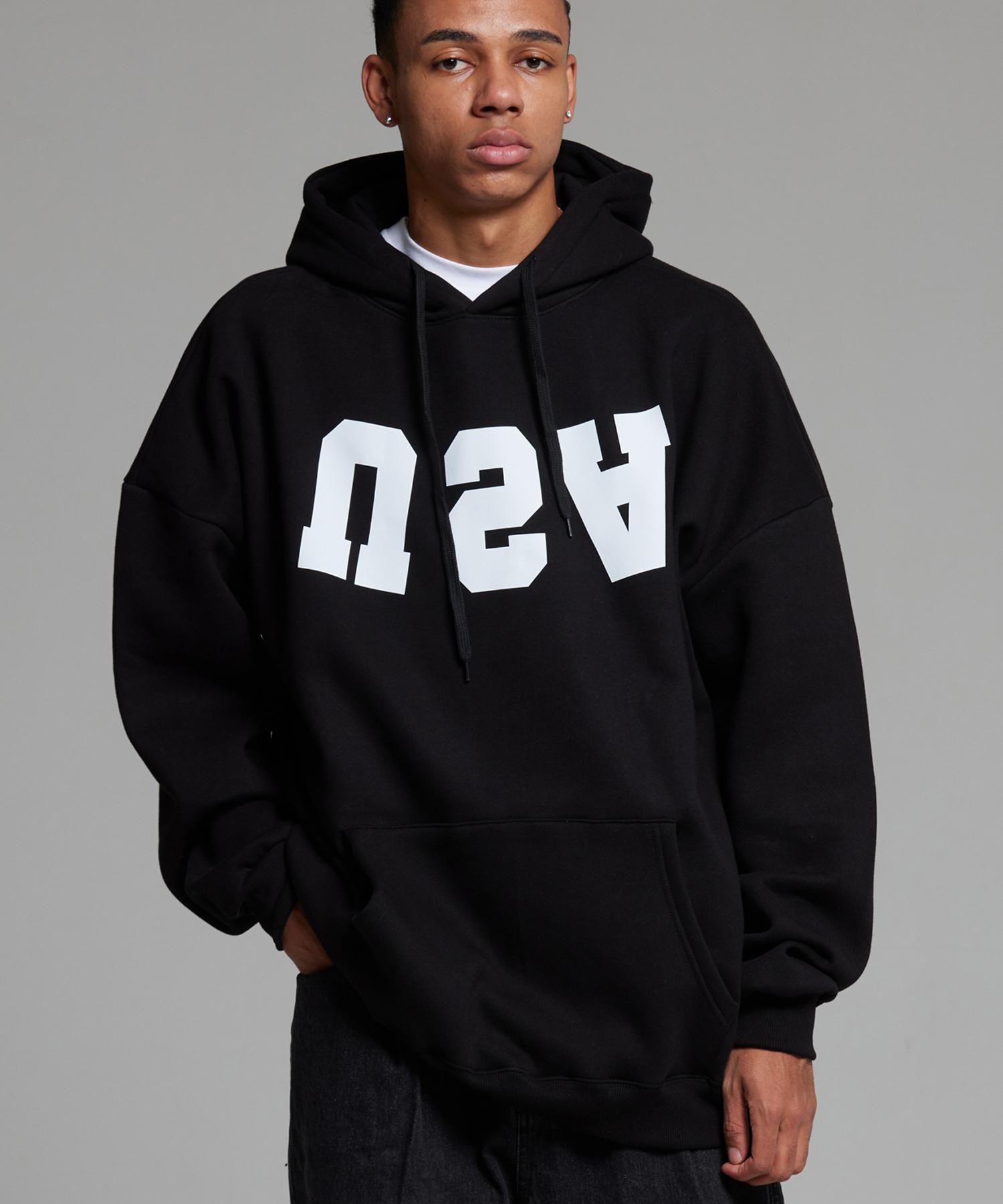 Cream Soda Lab Reverse Usa Hoodie Black M