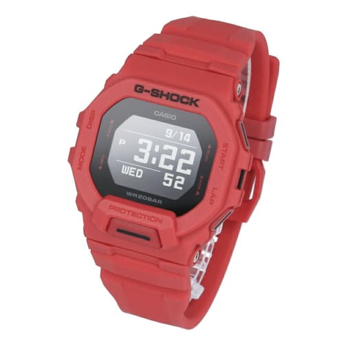 

CASIO G-SHOCK G-SQUAD Men s Digital Bluetooth Watch, Red, GBD-200RD-4
