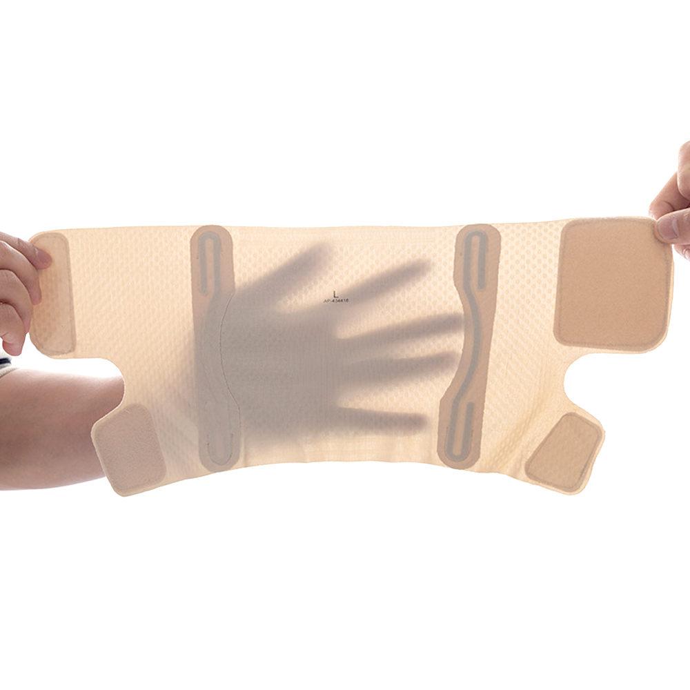 1 Stück Kniebandage mit Seitenstabilisator, Kompressions-Kniebandage für Männer Frauen, Knie-Stützbandage zur Linderung von Knieschmerzen