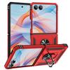Military-grade Shockproof Phone Case For Samsung Galaxy Z Flip 7 Armor Ring Stand Holder Protective Case For Z Flip 7 FE 6 5 4 3
