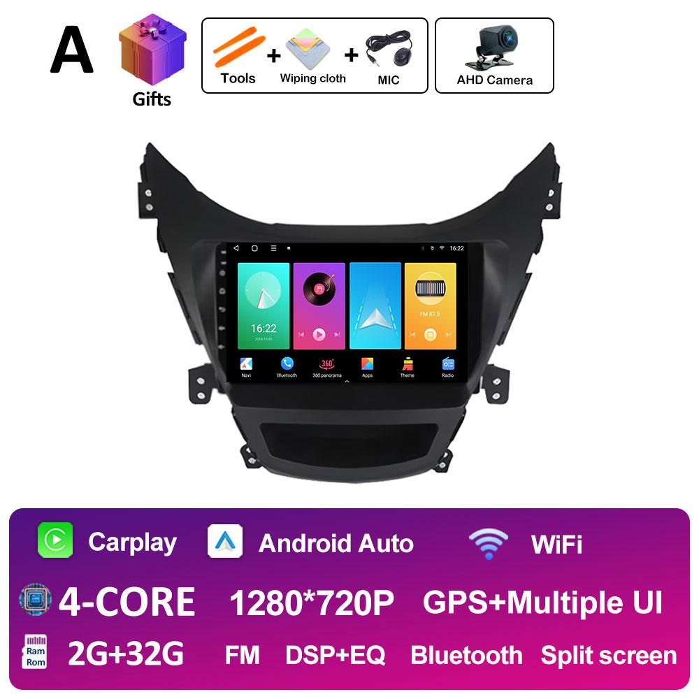 For Hyundai Elantra Avente I35 2011 2012 2013 2014 2015 Cooling Fan Car Video Radio Multimedia Player GPS Navigation Accessories