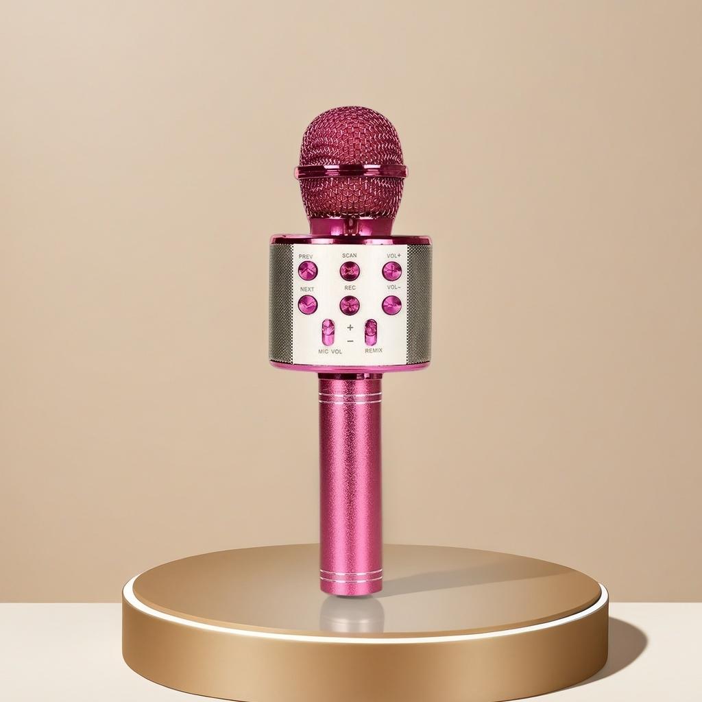 Bluetooth Karaoke Microphone Wireless Karaoke Mic for Adults Kids Singing - Perfect Toys for Girls Birthday Gifts