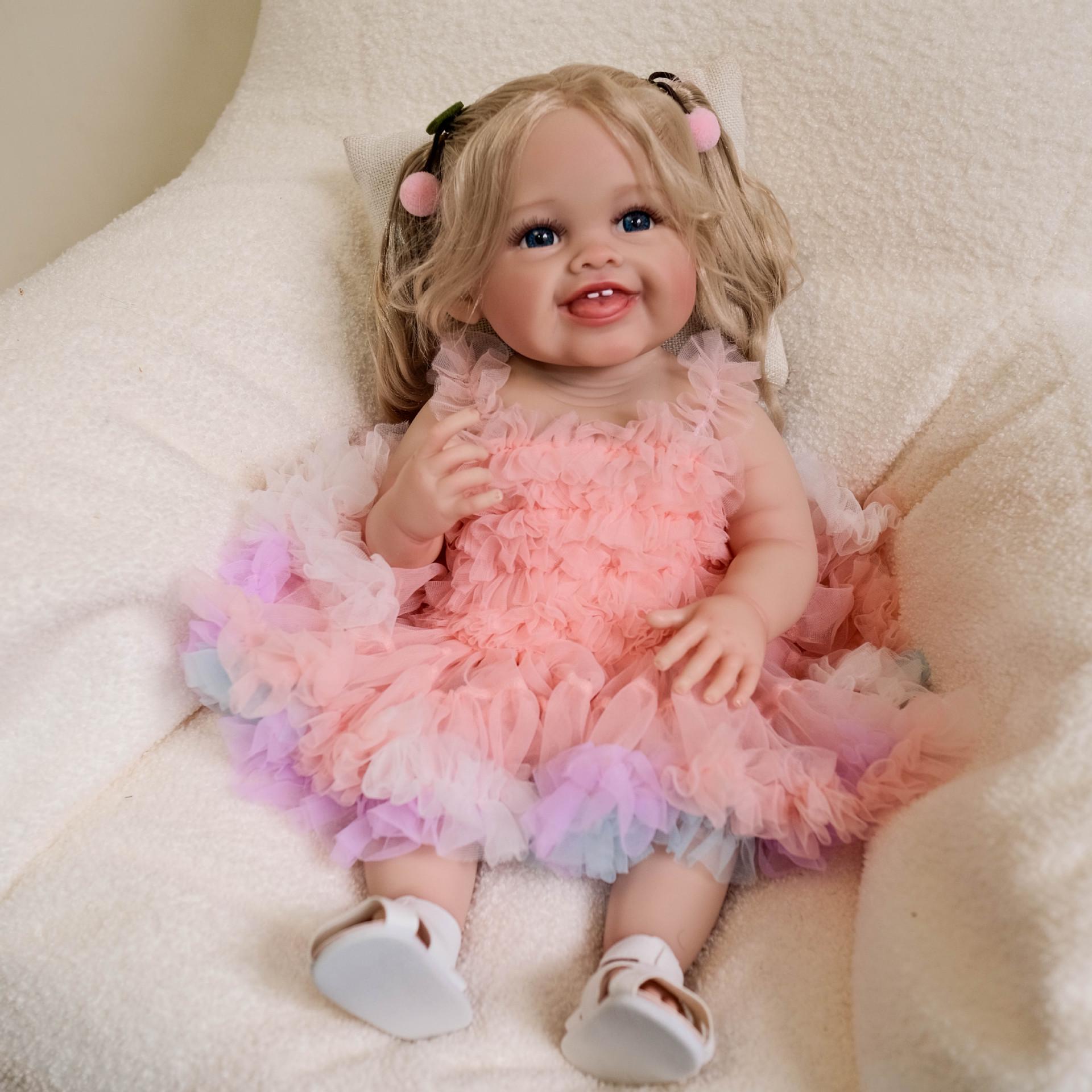 55cm Full Silicone Realistic Reborn Doll - NPK Devi 55cm Full Silicone