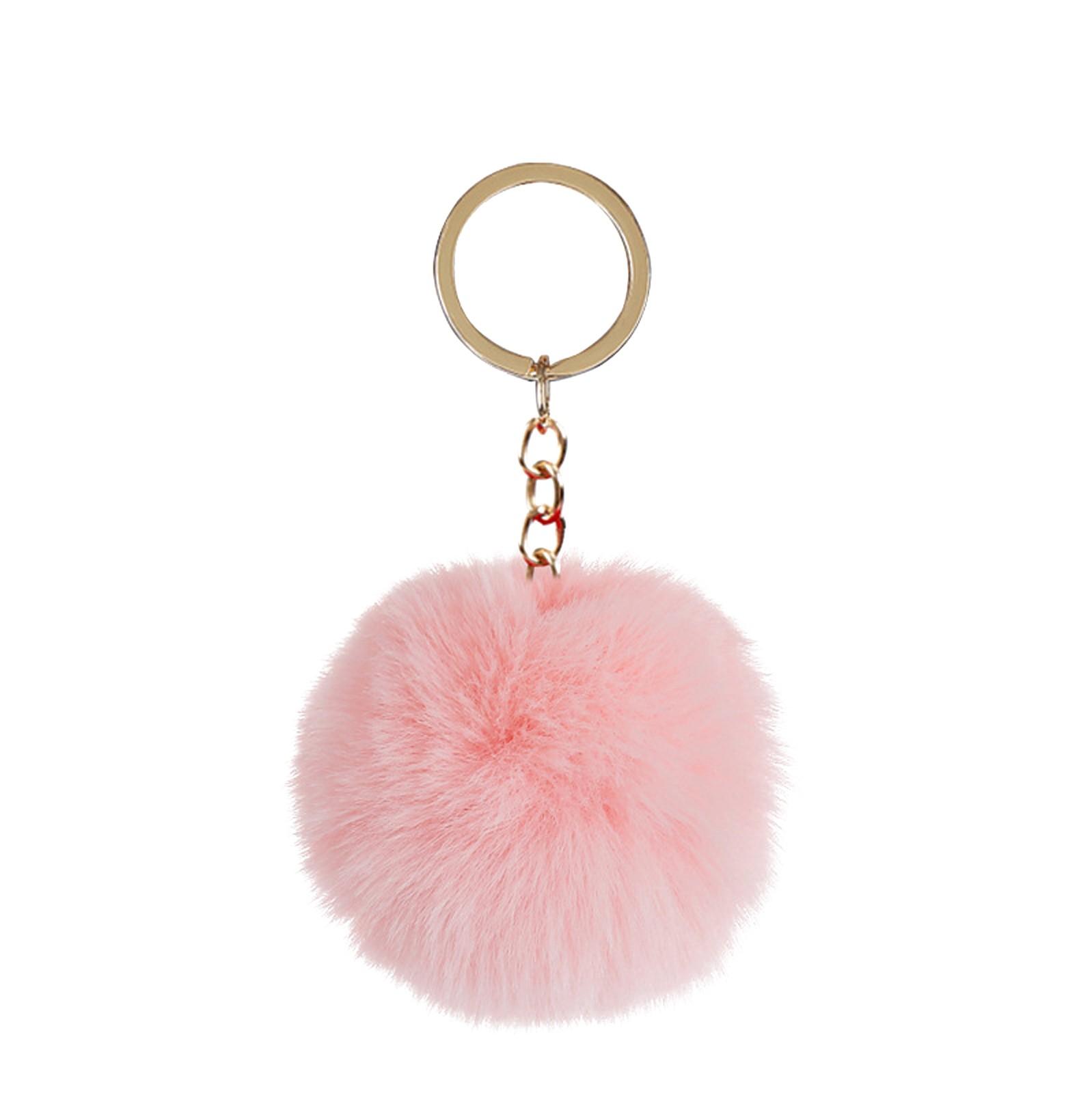 

Брелок-подвеска в виде шара-кролика 8 см, брелок-подвеска в виде шара-кролика, аксессуары One Size светло-розовый