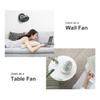 New Mini Portable Air Cooling Fan Circulator Air Cooler USB Charging Air Conditioner Home Office Desktops Wall Mounted Fan