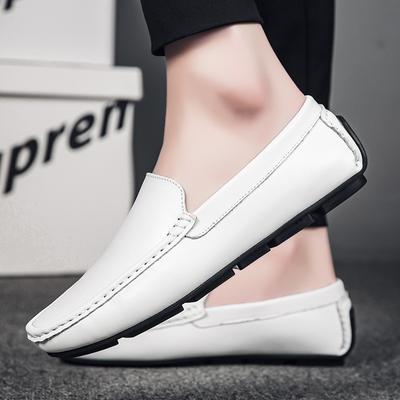 Genuine Leather Men Loafers New Fashion Moccasins Soft Handmade Slip On Boat Flats All-match Male Driving Footwear Walking Shoes