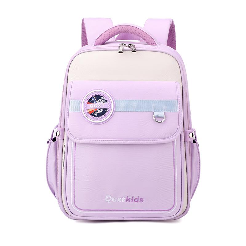 Mochila Nueva para Estudiantes de Primaria Niñas Ligera Reducción de Carga y Protección de la Columna Estilo Británico Gran Capacidad Mochila Infantil