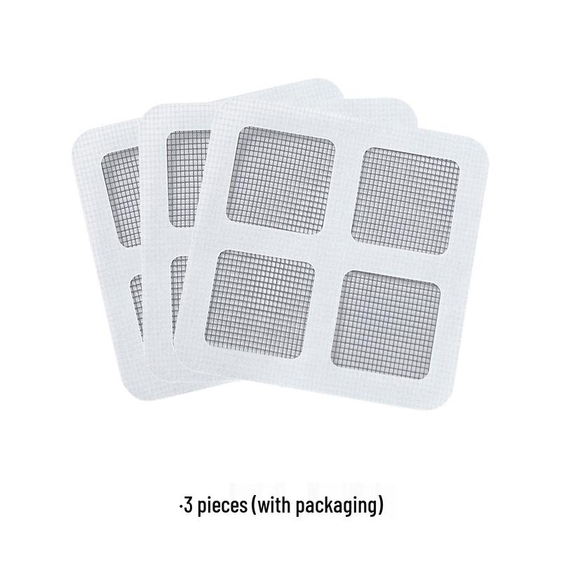 White Self-Adhesive Mosquito Net with Velcro - Easy DIY Invisible Mesh Screen