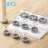 8 Pcs Wear-resistant Furniture Feet Pad Resilient Chair Leg Cover Chair Leg Silent Mat  Table