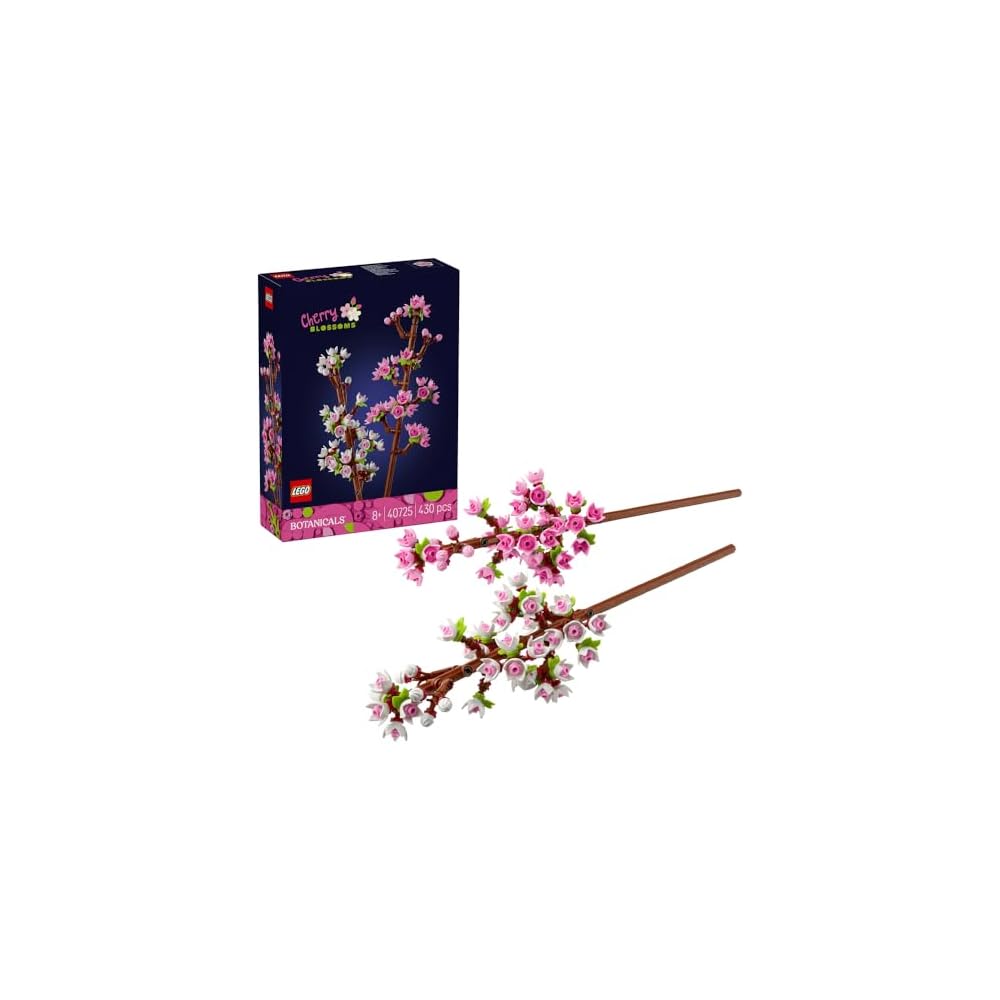

LEGO Botanical Cherry Blossom Building Blocks Toy for Kids Ages 8-10 Decorative Floral Arrangement
