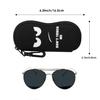 Durable Neoprene Eyeglass Case Soft Reading Glasses Case Zipper Glasses Pouch  for Men and Women