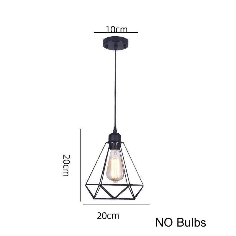 E27 Retro Ceiling Lamps Black Industrial Light Fixture Vintage Semi Flush Mount Ceiling Lights Porch Hallway Stairway Mini Metal