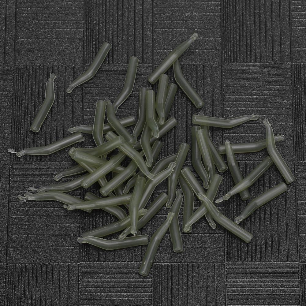 100 Stück PVC-Angelhaken-Schutzhülse 20mm Karpfenfischerei-Hülsen Angelzubehör