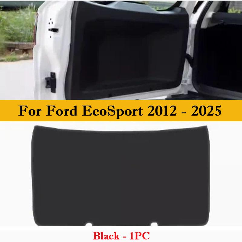 Car Trunk Door Leather Anti Kick Pad Tailgate Protective Mat Interior Cargo Liner For Ford Kuga 2019-2026 EcoSport 2012-2026