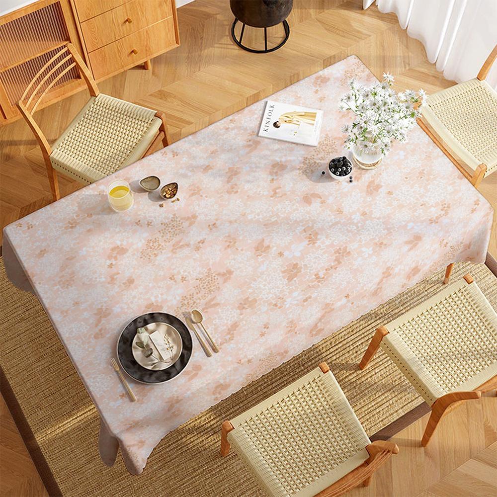 Damask 2D Flat Printed Polyester Table Covers For Dining Table Room Decor Picnic Blanket Camping Table Cover Party Supplies Xmas