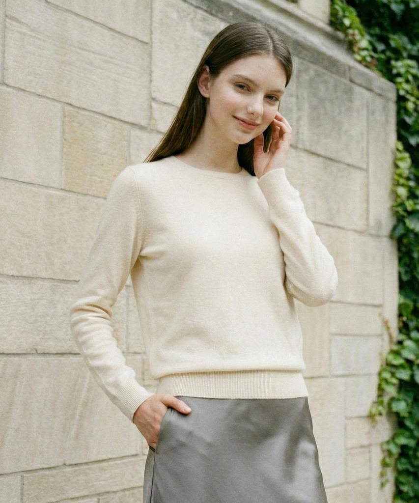 SOUP Basic Round Neck Knit (Scrlkf1)