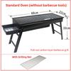Foldable Barbecue Grill Multi Functional Household Courtyard Charcoal Grill Outdoor Portable Barbecue Cooking Tools
