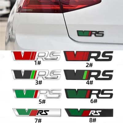 3d Metalen VRS Embleem Auto Voorgrille Badge Kofferbak Logo Sticker Voor Octavia 3 2 A5 A7 MK3 MK2 Kodiaq Superb Fabia Accessoires