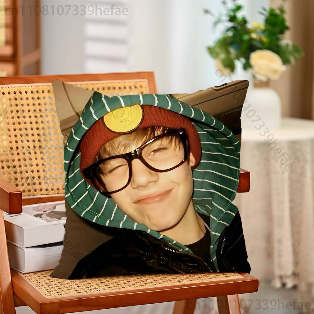 Singer JJustin BBieber Throw Pillow Case For Decoration 30cm 50cm 55cm Square Home Pillowcase Case 30x30cm