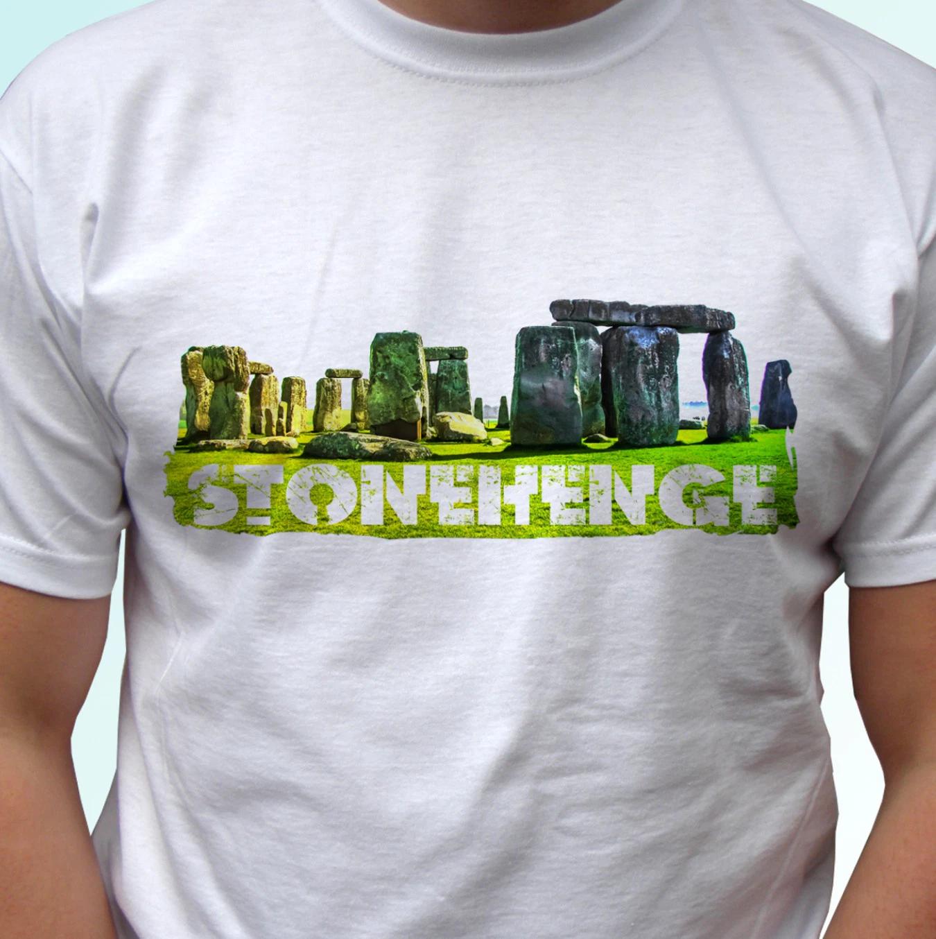 

Stonehenge white kids boys T-Shirt top England tee design - s s kids baby sizes 120