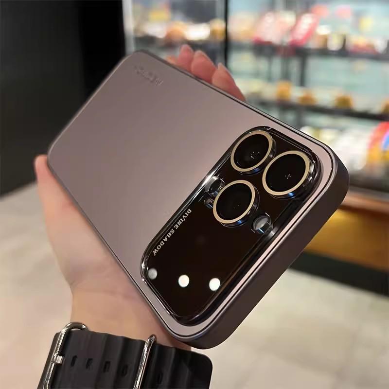 

Подходит для IPhone15 Матовый чехол для телефона с большим окном Полное покрытие, Apple 14promax с защитной пленкой для объектива 13 Защитный чехол iphone12proMax