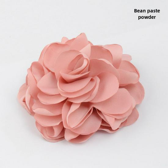 Korean Fashion Fabric Floral Hair Accessory: Camellia Rose Hairband