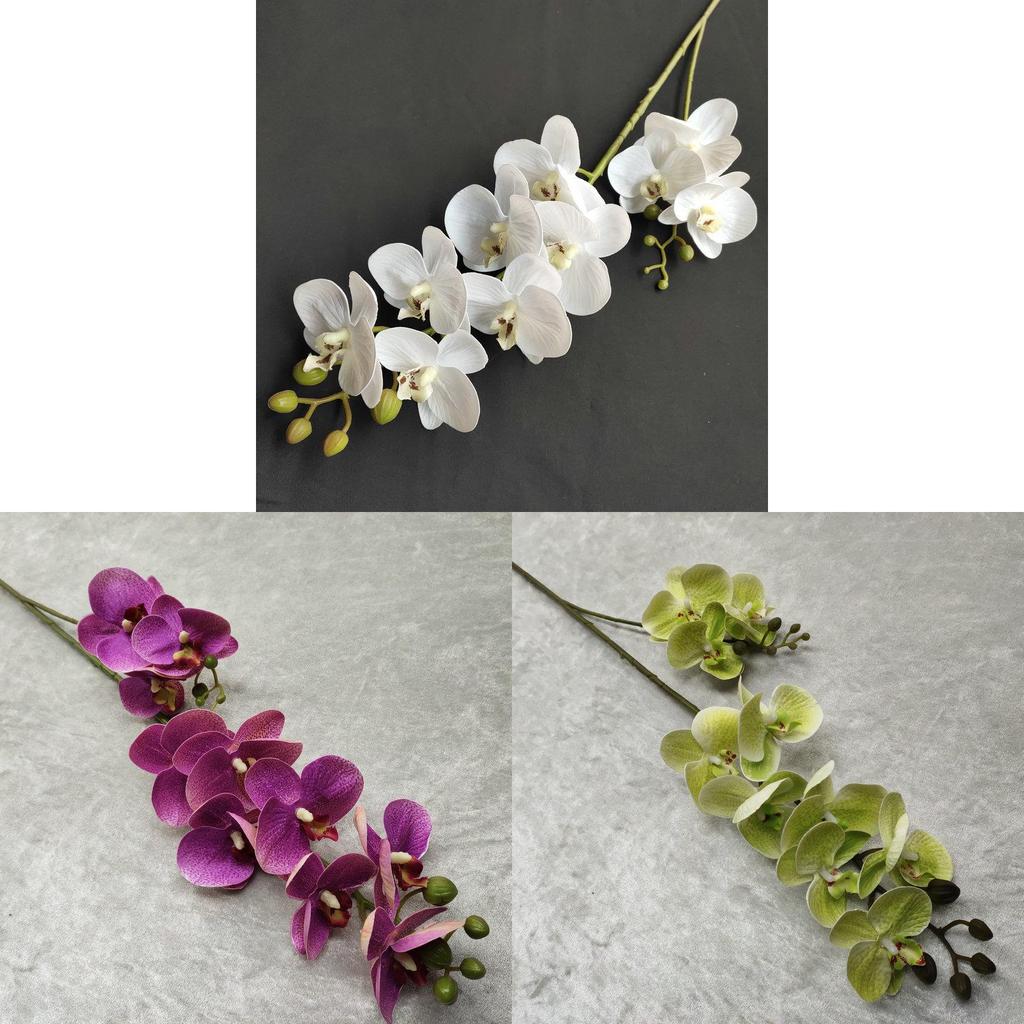 Artificial 3d Printed Butterfly Orchid With Realistic Texture For Wedding Decor And Home Use