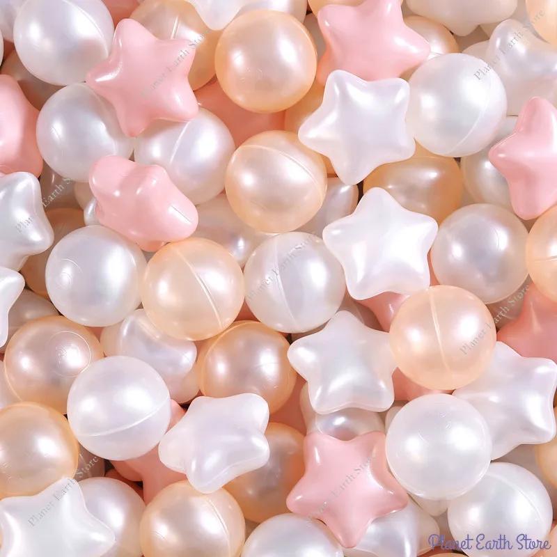 50/100Pcs 5.5CM Ocean Ball 6CM Five-Pointed Star Shape Ball Outdoor Sport Water Pool Stress Air Ball Funny Toys for Kids Game